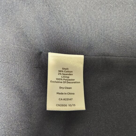 TALBOTS The Oprah Magazine Feminine Romantic Preppy Blue Floral Skirt Size 12. - Picture 13 of 16